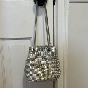 Adjustable sparkle party purse
